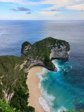 Kelingking beach Stock Photos