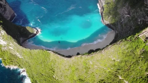 Kelinking Nusa Penida Drone HD 5 Stock Footage 212417413