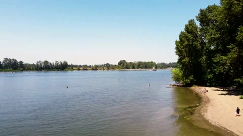 Kelley Point Beach Stock Footage 156835990