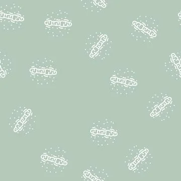 Keloid scar line seamless pattern Stock Illustration