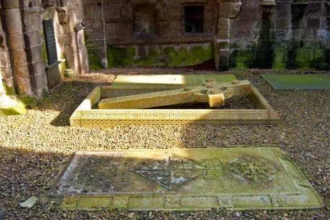 Kelso Abbey Stock Photos