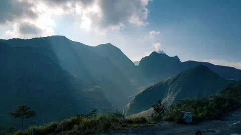 Kelud Mountain, Kediri, East Java, Indonesia Stock Photos