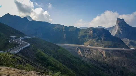Kelud Mountain, Kediri, East Java, Indonesia Stock Photos