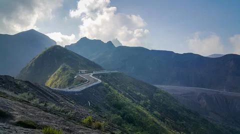 Kelud Mountain, Kediri, East Java, Indonesia Stock Photos