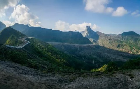 Kelud Mountain, Kediri, East Java, Indonesia Stock Photos