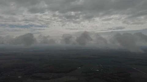 Kelvin Helmholtz clouds, flat Stock Footage 130085970