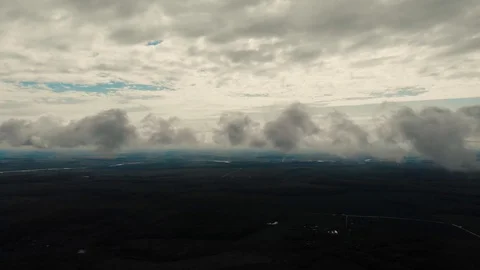 Kelvin Helmholtz clouds, graded Stock Footage 130085969