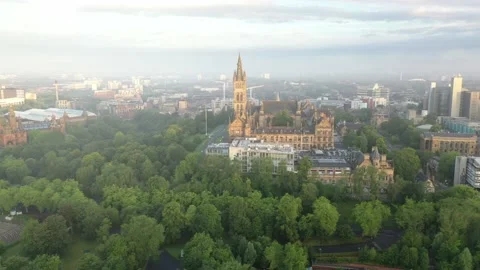 Kelvingrove Summer Sweep Stock Footage 138026820
