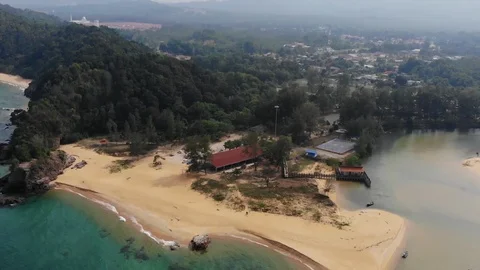 Kemasik Beach. Stock Footage 118243361