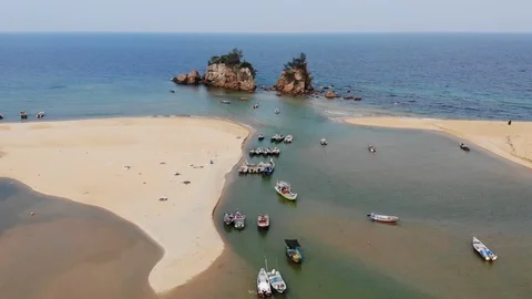 Kemasik Beach. Stock Footage 118243930