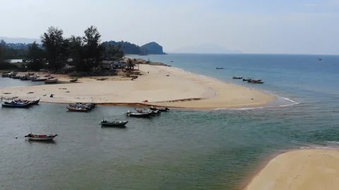 Kemasik Beach. Stock Footage 118243941
