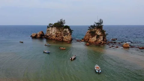 Kemasik Beach. Stock Footage 118244066