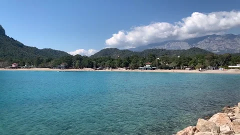 Kemer beach Stock Footage 168220069