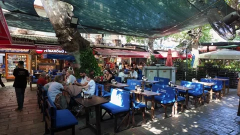 Kemeralti Bazaar in Izmir, Turkey Stock Footage 334695218