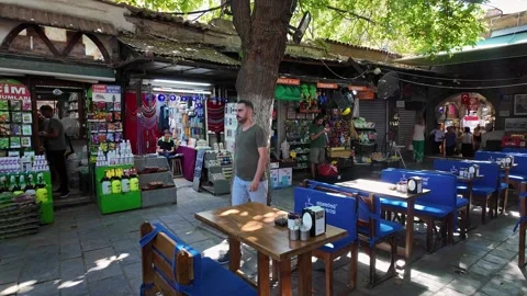 Kemeralti Bazaar in Izmir, Turkey Stock Footage 334695219