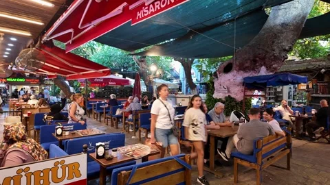 Kemeralti Bazaar in Izmir, Turkey Stock Footage 334695320