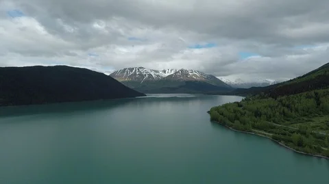 Kenai Lake 4 Video stock 94976895