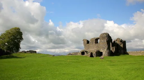 Kendal Castle in Cumbria Stock Footage 41007216