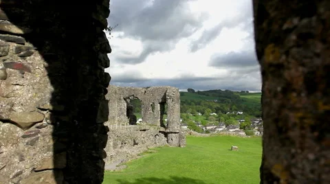 Kendal Castle in Cumbria Stock Footage 41008053