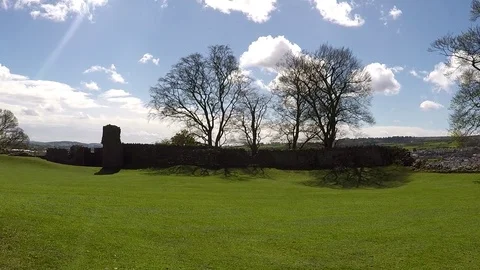 Kendal Castle Stock-Footage 77886785