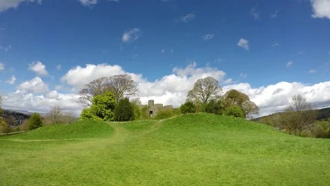 Kendal Castle, May 2017 Stock Footage 77864348