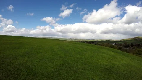 Kendal, view of the town from a hill, May 2017 Stock Footage 77864378