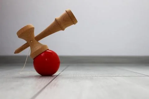 Kendama on the floor Stock Photos