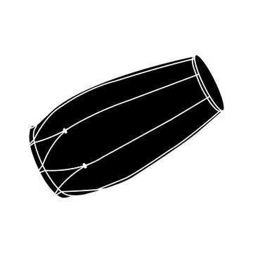 Kendang icon desain 스톡 일러스트