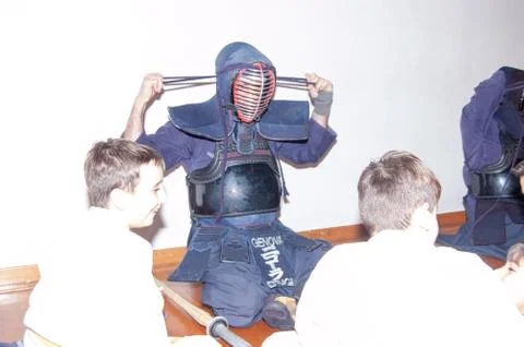 Kendo performance Stock Photos