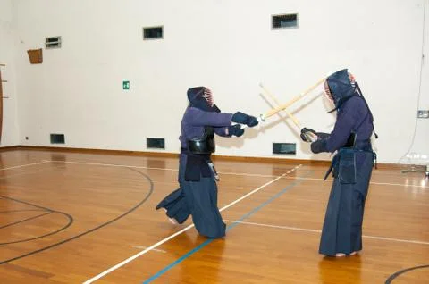 Kendo performance Stock Photos