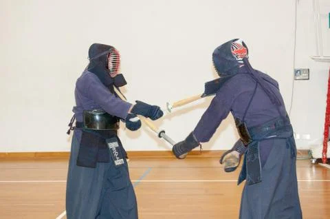 Kendo performance Stock Photos