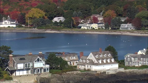 Kennebunkport Beach 스톡 동영상 65422994