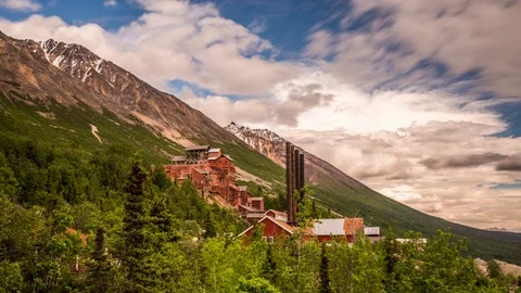 Kennecott Mill as Storm Builds Video stock 88155376