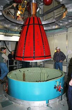 KENNEDY SPACE CENTER, FLA. - Inside the mobile service tower on Stock Photos