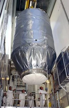 KENNEDY SPACE CENTER, FLA. - On Launch Pad 17-A, Cape Canaveral Air Force ... Stock Photos