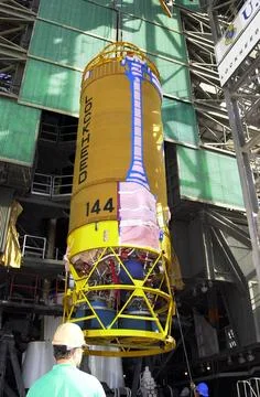 KENNEDY SPACE CENTER, FLA. -- At Launch Complex 36-A, Cape Canaveral Air F... Stock Photos