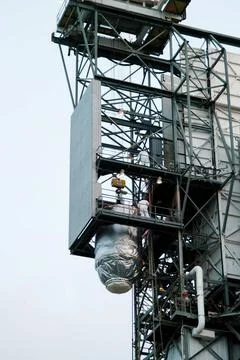 KENNEDY SPACE CENTER, FLA. - On Launch Pad 17-B at Cape Canaveral Air Forc... Stock Photos