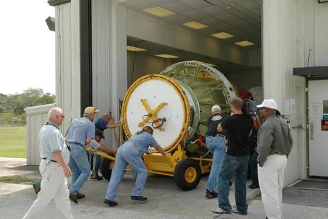 KENNEDY SPACE CENTER, FLA. - On Launch Pad 17-B at Cape Canaveral Air Forc... Stock Photos