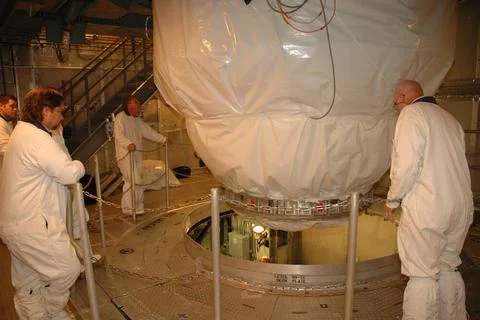 KENNEDY SPACE CENTER, FLA. -- On Launch Pad 17-B at Cape Canaveral Air For... Stock Photos