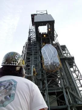 KENNEDY SPACE CENTER, FLA. -- At Launch Complex 17-A, Cape Canaveral Air Fo.. Stock Photos