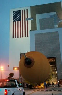 KENNEDY SPACE CENTER, FLA. - The second redesigned External Tank Stock Photos