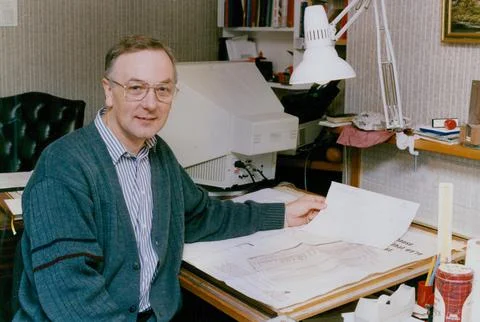 Kenneth Burr Boss Of A Structural Engineering Company Kba Of Sevenoaks Kent. Per Foto stock