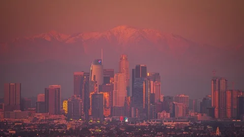 Kenneth Hahn Park Full Moon 01-10-20 6 sec int 462 pics 16x9 h264-420 4KUHD Stock Footage 127029128