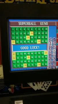 Keno game Foto stock