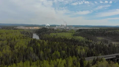 Kenora Factory reverse Video stock 113211279