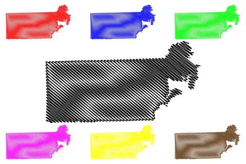 Kent County, State of Rhode Island and Providence Plantations (U.S. county, U Stock Illustration
