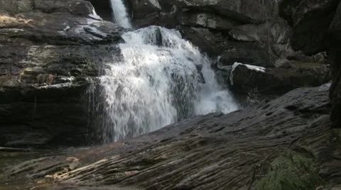 Kent Falls 1 Stock Footage 10829992