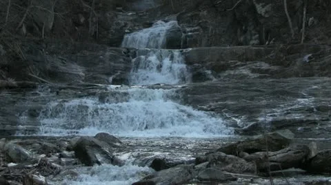 Kent Falls 15 Stock Footage 10829878