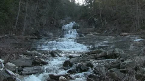 Kent Falls 16 Stock Footage 10829873