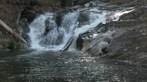 Kent Falls 25 Stock Footage 10829832